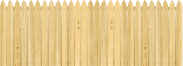 Custom wood fence with gothic pickets in  Elkhart Indiana