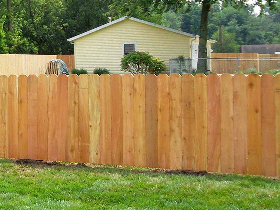 wood fence Winona Lake Indiana